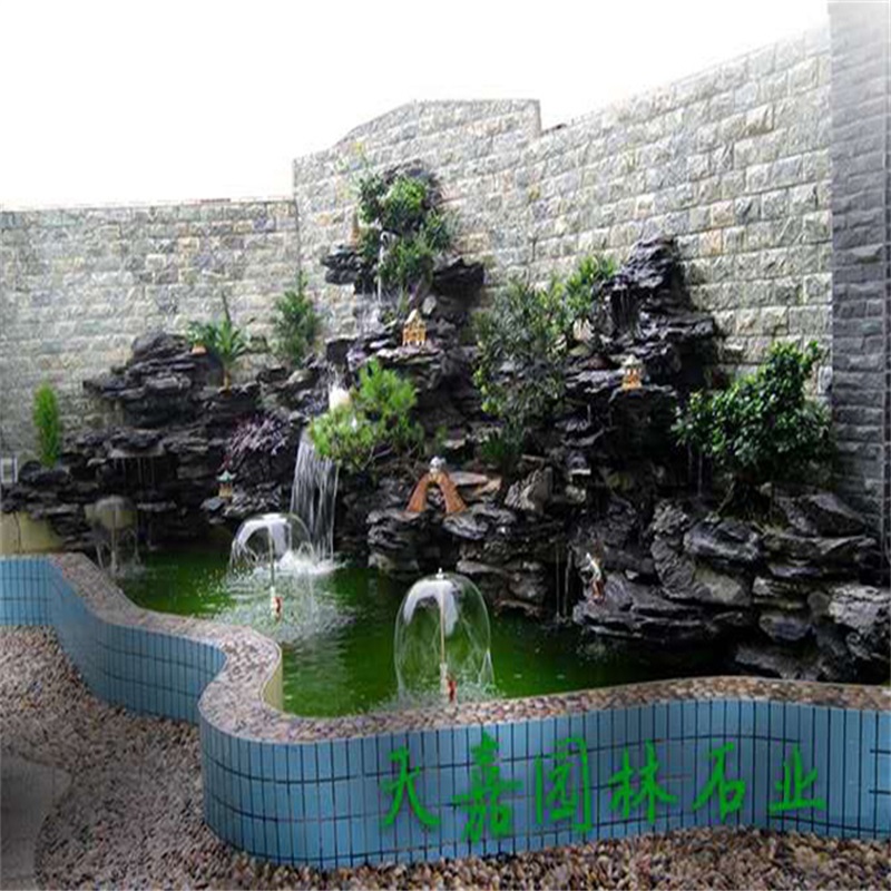 卡若小庭院水景设计